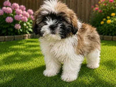 Male Shih Tzu puppy named Sammie for sale at Puppy City Winchester.