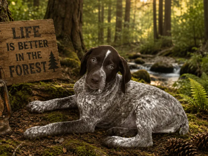Male German Shorthaired Pointer puppy named Remington for sale at Puppy City Harrisonburg.