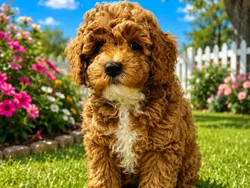 Female Bichon Poo puppy named Brenda for sale at Puppy City Winchester.