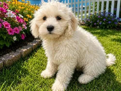 Male Maltichon puppy named Hondo for sale at Puppy City Winchester.