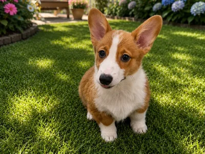 Female Pembroke Welsh Corgi puppy named Olivia for sale at Puppy City Winchester.