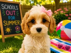 Female Cavachon puppy named Jada for sale at Puppy City Harrisonburg.