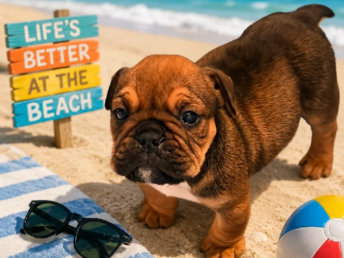 Male English Bulldog Puppy for Sale in Winchester, VA