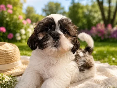 Male Shih Tzu puppy named Wiggles for sale at Puppy City Winchester.