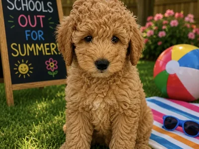 Male Bichon Poo puppy named Franklin for sale at Puppy City Harrisonburg.