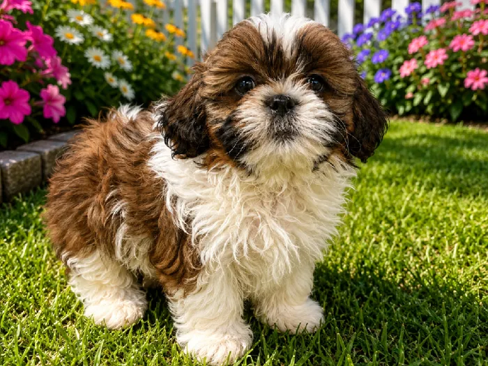 Male Shih Tzu puppy named Chico for sale at Puppy City Winchester.