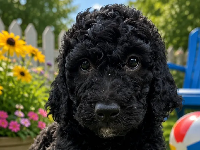 Male Aussiedoodle puppy named Ozzie for sale at Puppy City Harrisonburg.