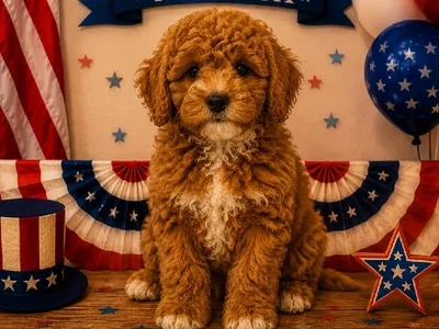 Female Bichon Poo puppy named Brenda for sale at Puppy City Winchester.