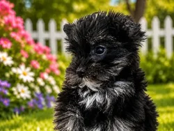 Male Morkie puppy named Poke for sale at Puppy City Harrisonburg.