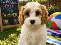 Male Cavachon puppy named Ronnie for sale at Puppy City Harrisonburg.