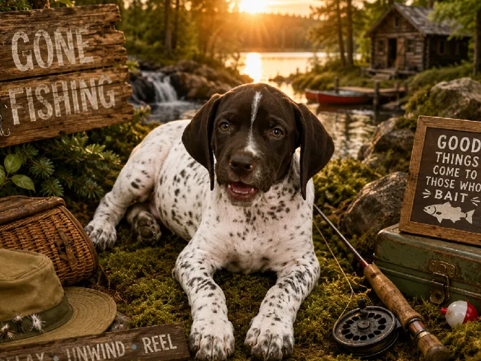 Male German Shorthaired Pointer puppy named Ruger for sale at Puppy City Harrisonburg.