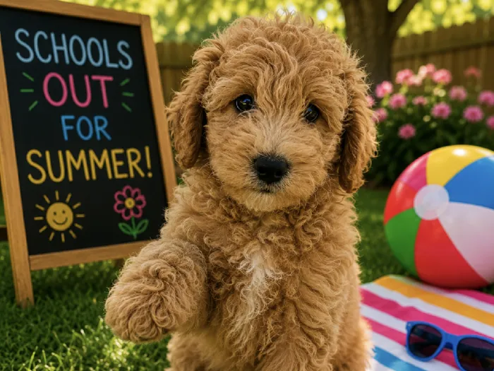Male Bichon Poo puppy named Barney for sale at Puppy City Harrisonburg.