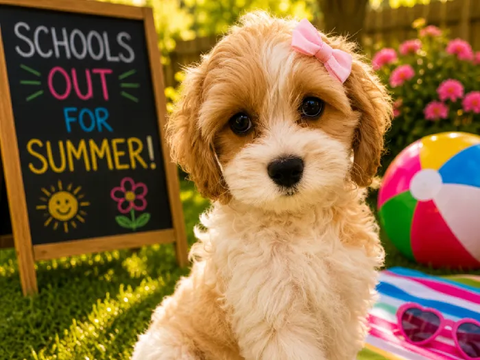 Female Cavachon puppy named Eva for sale at Puppy City Harrisonburg.