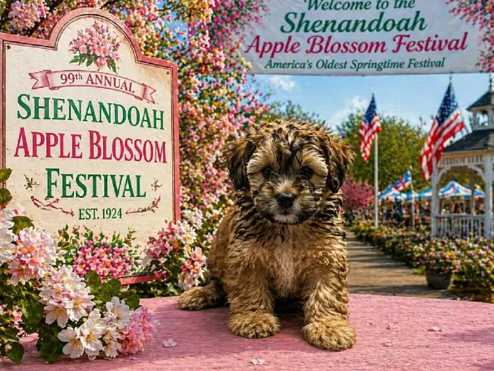 Male Shipoo puppy named Bear for sale at Puppy City Winchester.