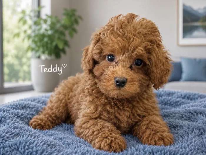 Male Mini Poodle puppy named Teddy for sale at Puppy City Harrisonburg.