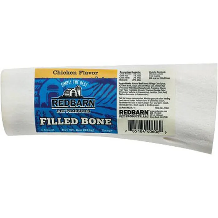 Redbarn Chicken Filled Bone Large 6"