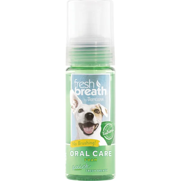 Fresh Breath Mint Foam For Dogs & Cats 4.5-oz