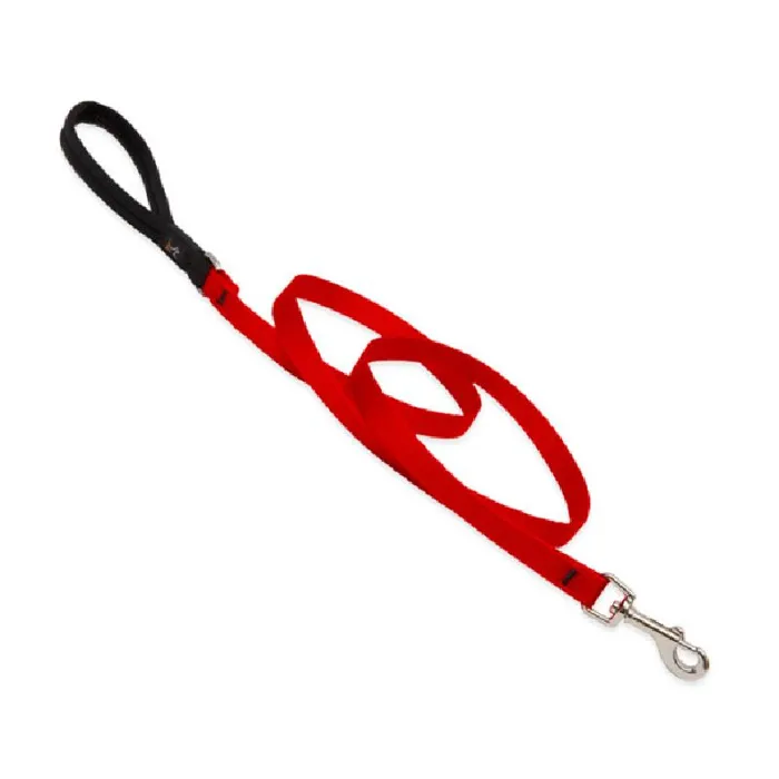 1/2in Red 6ft Leash