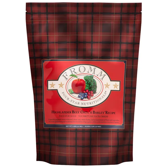 Fromm - Four Star - Highlander Beef, Oats & Barley -dry Dog Food - 4 Lb.