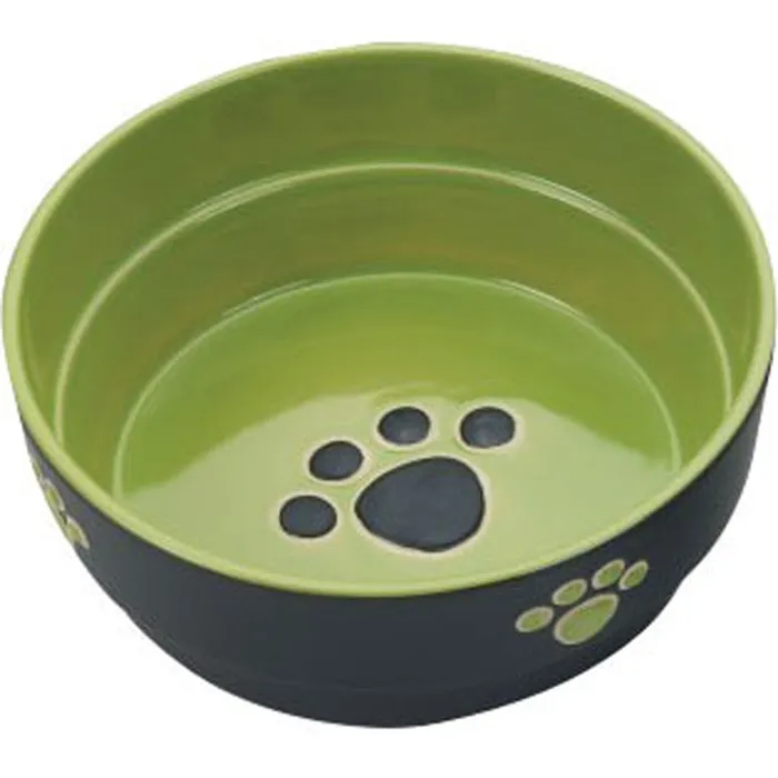 Fresco Dog Dish Green 7"