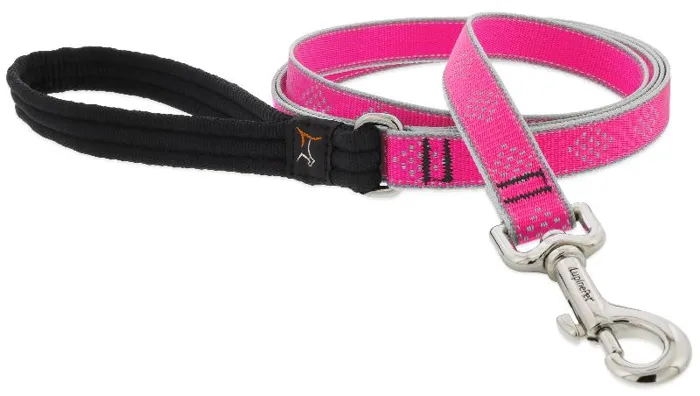 HL 3/4in Pink-Diamond 4ft Leash