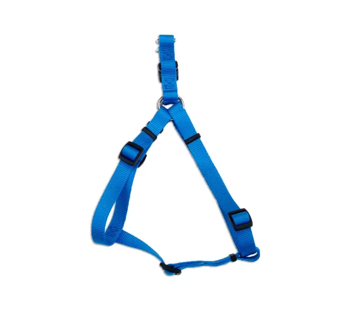 Adjustable Dog Harness, Blue Lagoon, 5/8" X 16-24