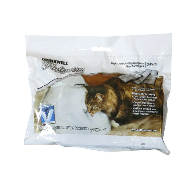 Drinkwell Prem Replacement Carbon Filters 3-pack