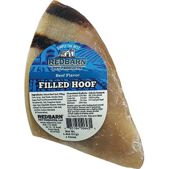 Redbarn Beefy Filled Cow Hoof 25