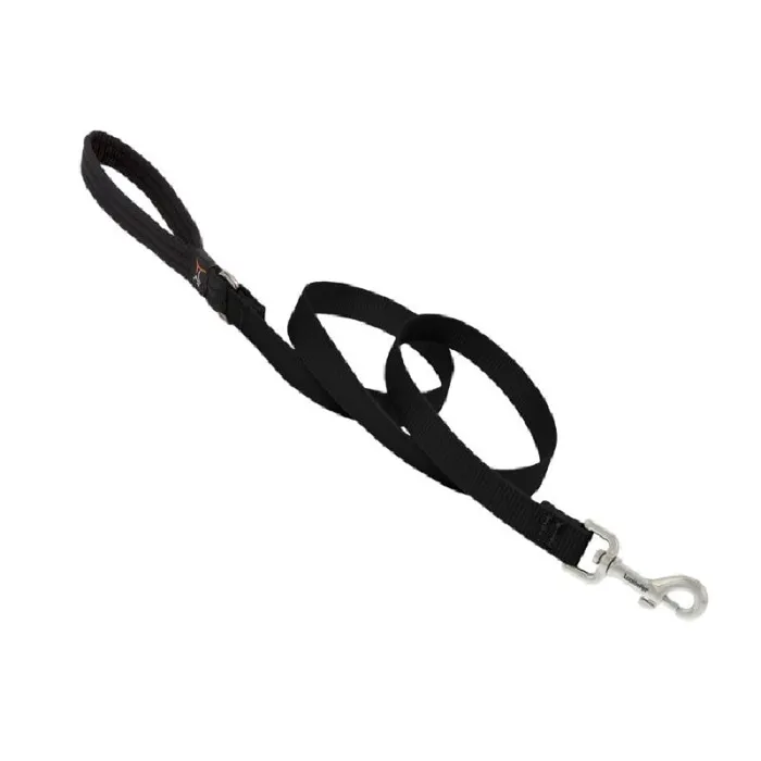 3/4in Black 4ft Leash