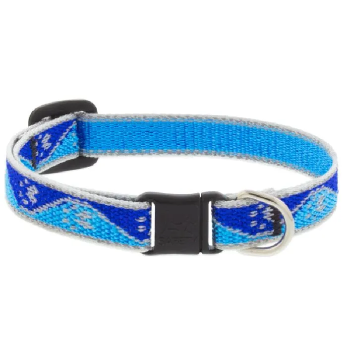 HL 1/2in Blue-Paws 8-12 Adj Collar