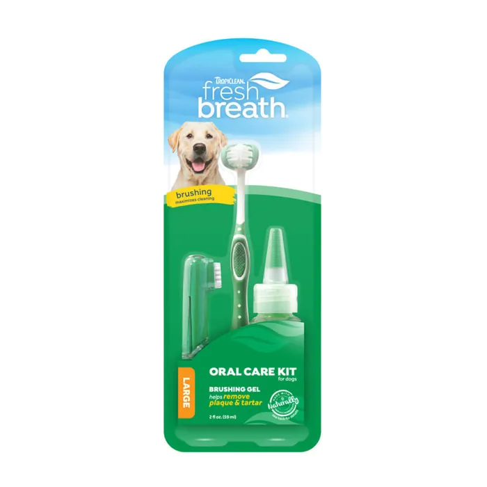 Tropiclean Fresh Breath Oral Care Kit Large