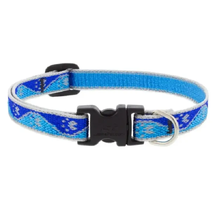 HL 1/2in Blue-Paws 10-16 Adj Collar