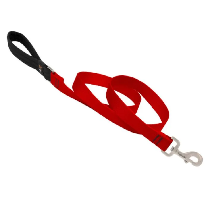1in Red 6ft Leash