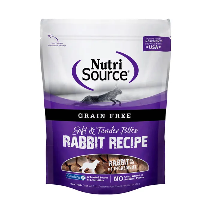 Nutrisource Grain Free Rabbit Treat 6 Oz