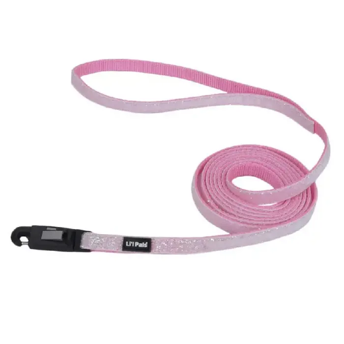 3/8" Pink Glitter Leash