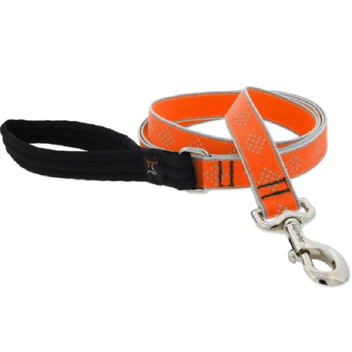 HL 1in Orange-Diamond 4ft Leash