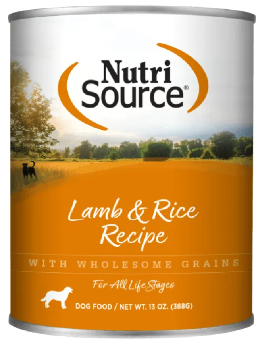 Nutrisource Dog Lamb & Rice 13-oz