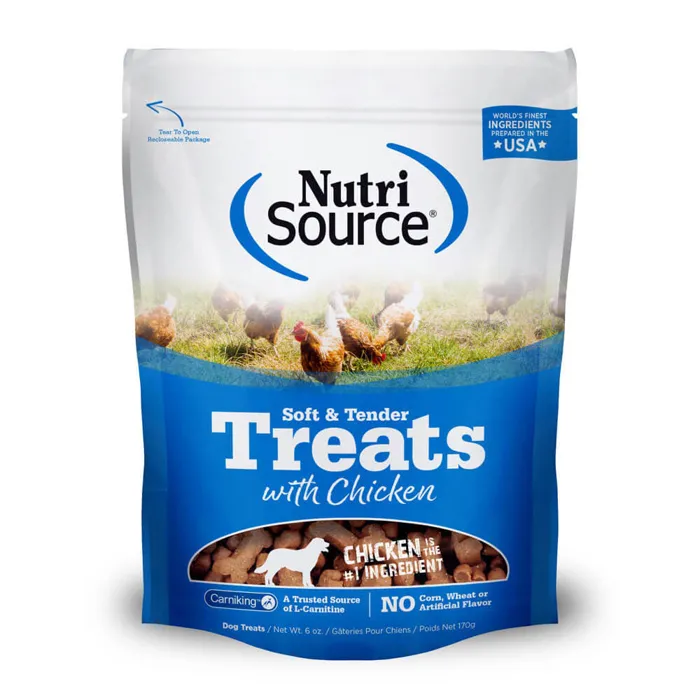 Nutrisource Soft & Tender Chicken Treat 6 Oz