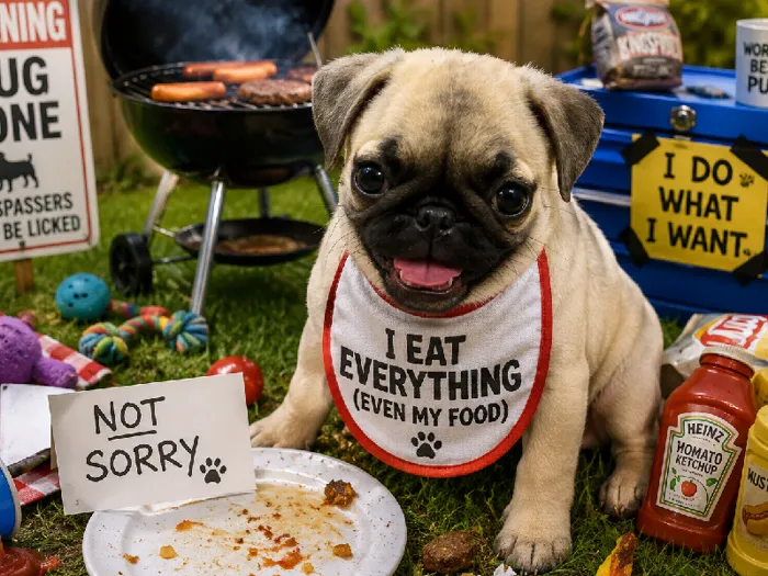 Male Pug puppy named Tubby for sale at Puppy City Harrisonburg.