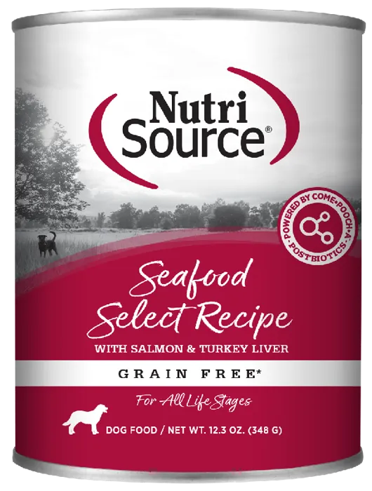 Nutrisource Dog Gf Seafood Select Pate Can 13-oz