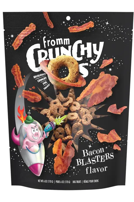 Fromm Dog Crunchy Os Bacon Blasters Treat 6-oz