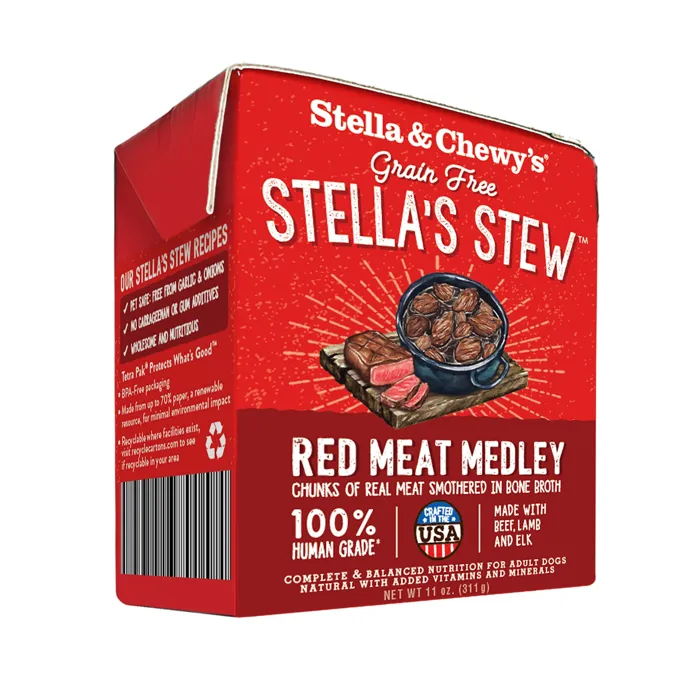 Stella & Chewy's Dog Stews Red Meat Medley 11-oz