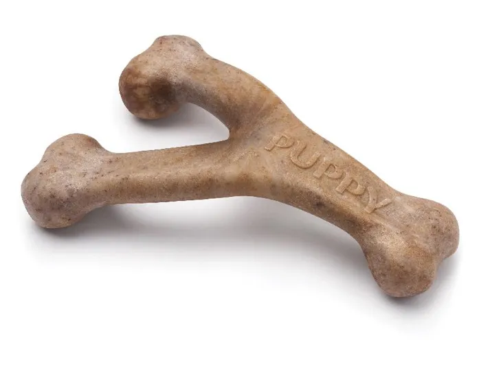 Benebone Dog Wishbone Bacon Puppy Medium