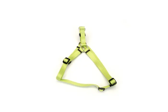 Adjustable Dog Harness - Lime 5/8" X 1624