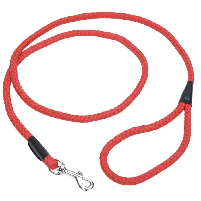 Rope Dog Leash - Red 1/2" X 06'