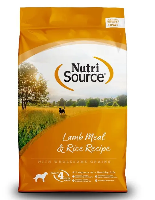 Nutrisource Lamb Meal & Rice Adult Dog Food 26-lbs