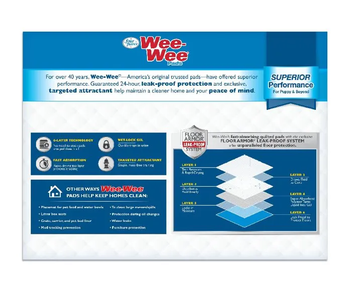 Four Paws Wee Wee Pads 100-pk