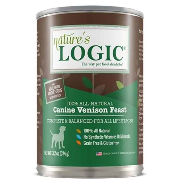 Nature's Logic Dog Gf Venison Pate Can 13.2 Oz