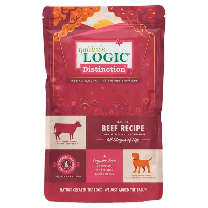 Nature's Logic Dog Distinction Dry Beef 4.4-lb