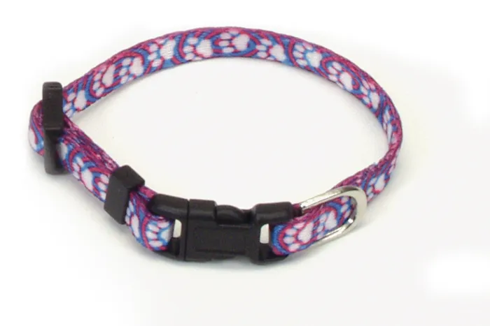 Li'l Pals Adjustable Collar 8"-12" Pawprints